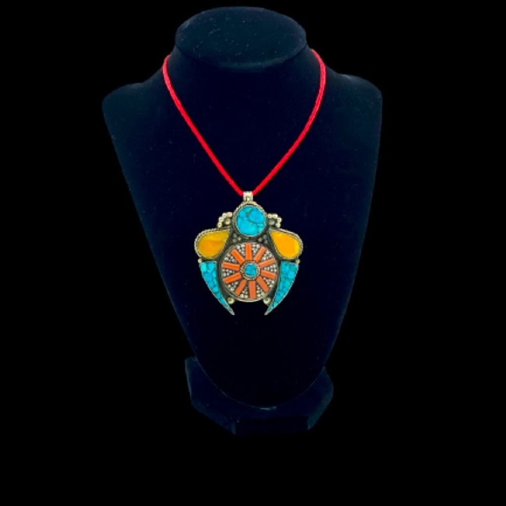 HippieChic Handmade Tibetan Silver Plated Pendant
one of a kind